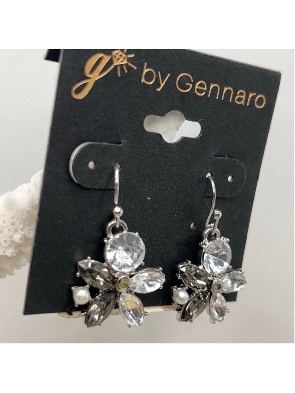Gennaro Dangle Earrings Retro Crystal Vibe